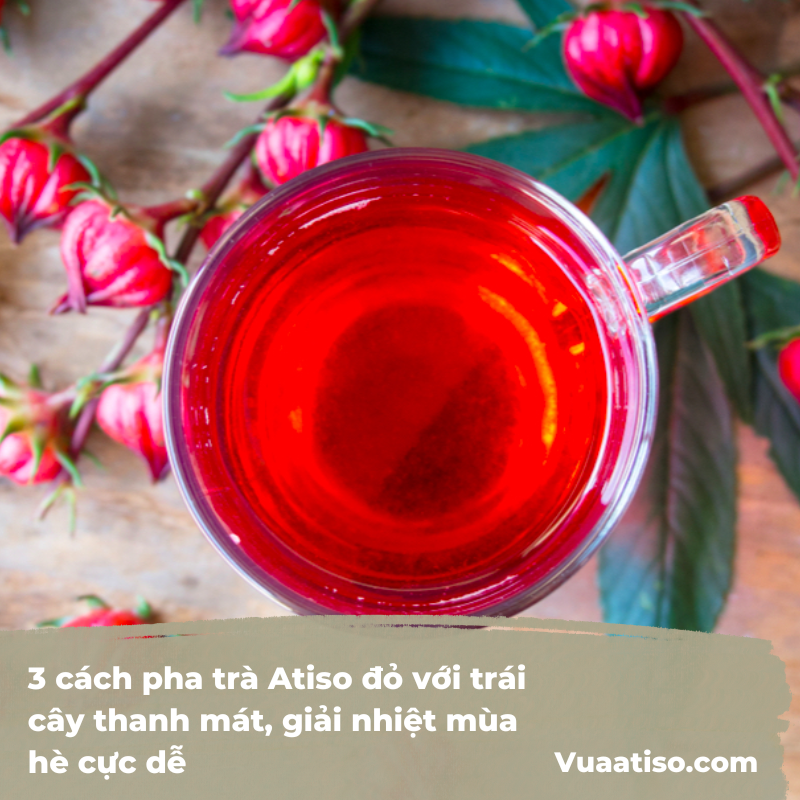 3 cách pha trà Atiso đỏ với trái cây thanh mát, giải nhiệt mùa hè cực dễ 1